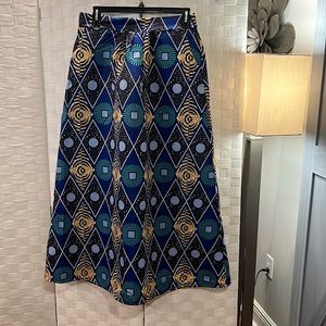 beautiful African print maxi skirt